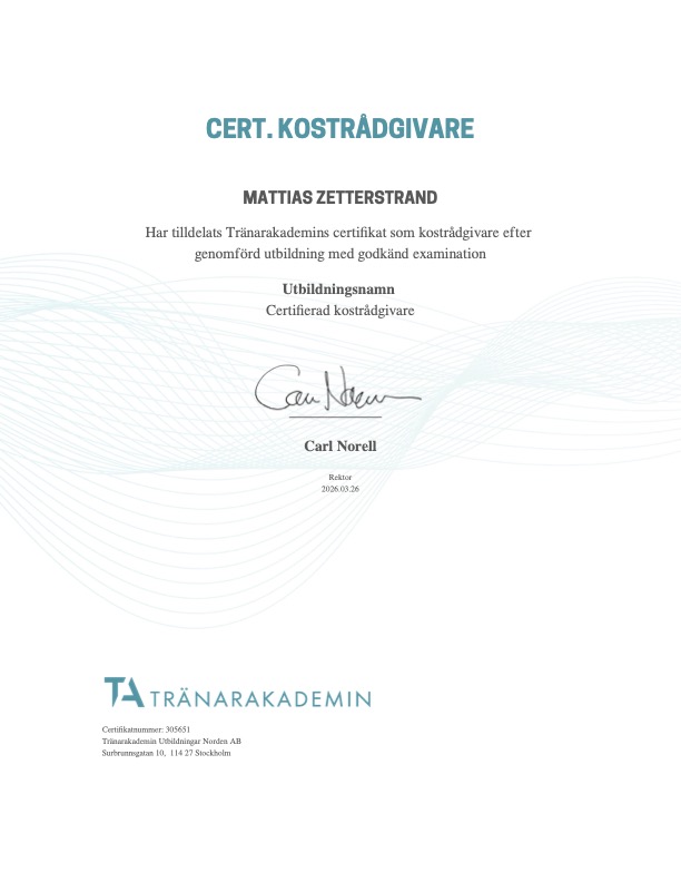mattias@mazeconsulting.se-Slutprov-Kostradgivare-Certifikat-kostradgivare-Tranarakademin